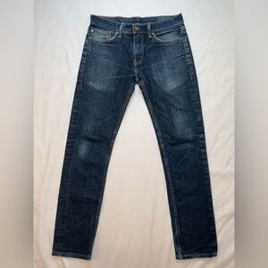 Levi’s Men’s Size 32/32 Dark Wash 511 Slim Fit Straight Leg Stretch Jeans